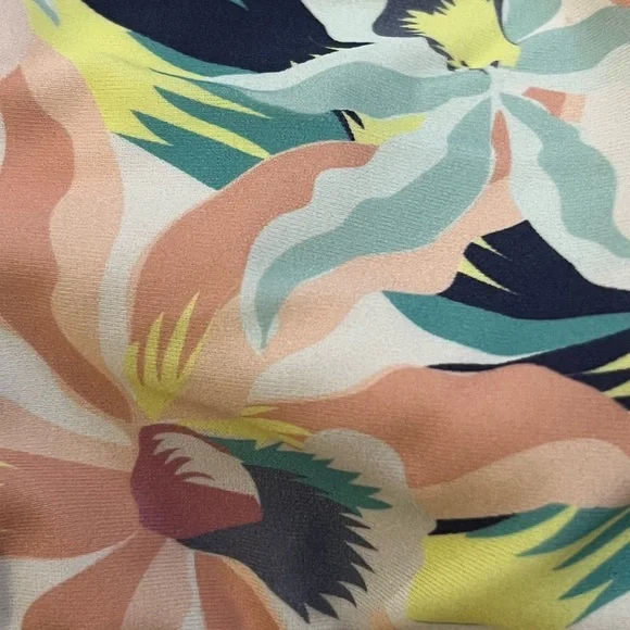 Jessica Simpson Floral Kids Swim Set 2 piece bikini Swimsuit Size Small 7 - Picture 7 of 8